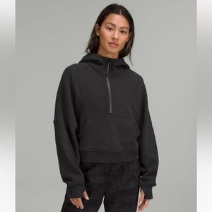 Lululemon Scuba Oversized Half Zip Hoodie - Black XS/S
